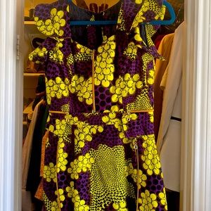Gorgeous African print dress 4